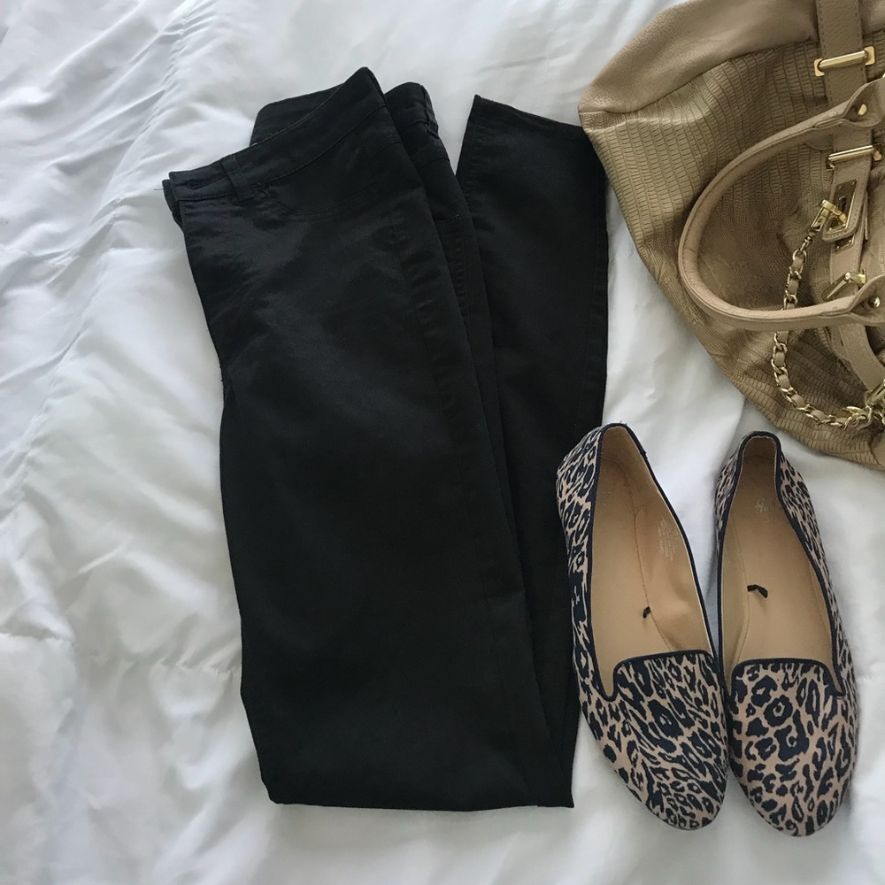 High waisted divided H&M pants black size 4